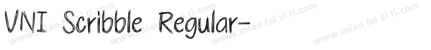 VNI Scribble Regular字体转换
